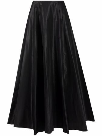 Shop Balenciaga pleated full maxi skirt with Express Delivery - FARFETCH