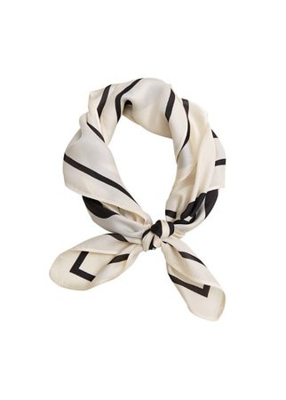 MANGO Bicolor printed scarf