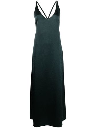Peserico V-neck Sleeveless Maxi Dress - Farfetch