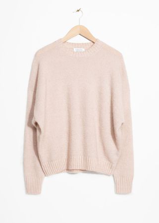 Wool Blend Sweater - Light Pink - Sweaters - & Other Stories DE