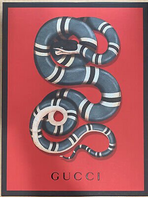 GUCCI Empty Snake Design Storage or Gift Box 14.5x11x1 in | eBay