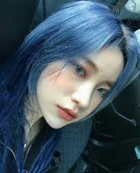 korean girl with blue hair - Google Search