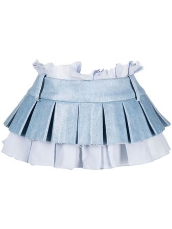 dallas pleated miniskirt