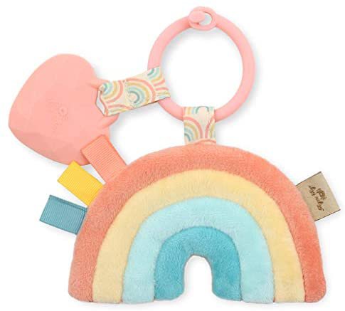 Amazon.com: Itzy Ritzy Itzy Pal Infant Toy & Teether; Includes Lovey, Crinkle Sound, Textured Ribbons & Silicone Teether, Rainbow : Everything Else