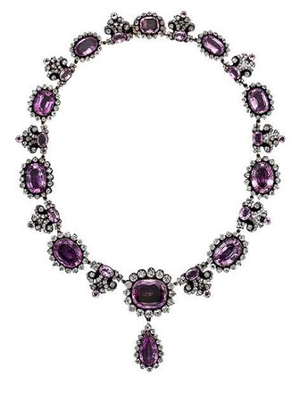 Royal Pink Topaz necklace of Prussia