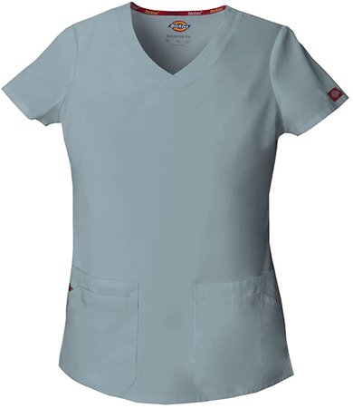 Amazon.com: Dickies EDS Signature Women's V-Neck Scrub Top 85906 & Drawstring Cargo Scrub Pant 85100 Scrubs Set (Navy - Small/Small): Clothing