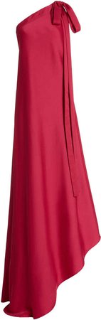 Cult Gaia Florence One-Shoulder Satin Gown