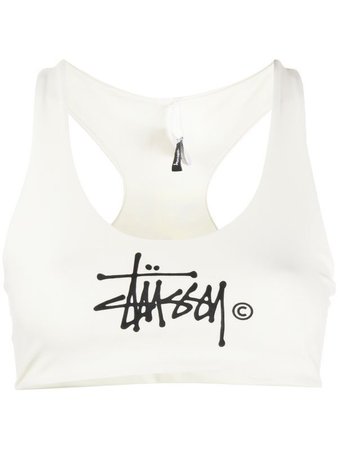 Sold Out  Stussy logo cropped tank top