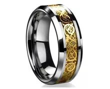 Custom name engrave Black Dragon blue carbon fiber wedding rings for women Stainless Steel men wholesale dropshipping-in Rings from Jewelry & Accessories on Aliexpress.com | Alibaba Group