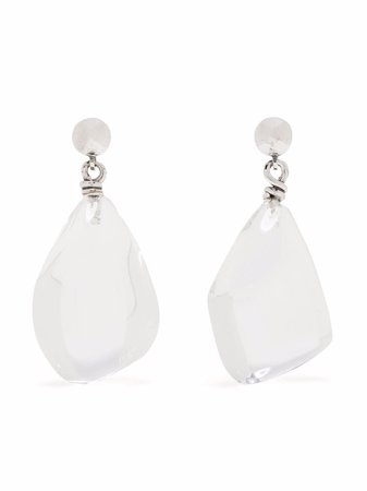 Bottega Veneta quartz drop earrings - FARFETCH