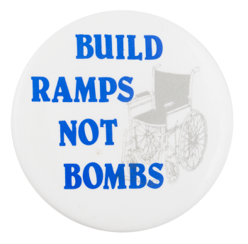 Build Ramps Not Bombs Button