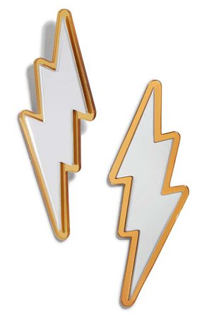 BaubleBar Lightning Bolt Mirror Earrings | Nordstrom