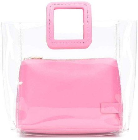 clear panel Shirley tote
