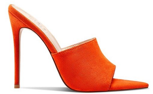 Orange Mule heel