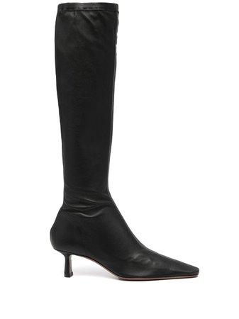 Shop NEOUS square-toe leather boots with Express Delivery - FARFETCH