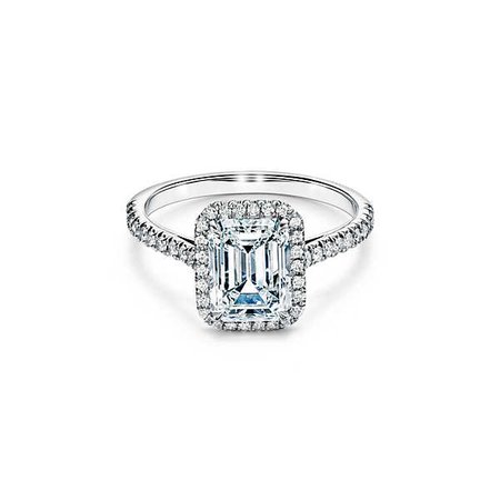 Tiffany Soleste Halo Engagement Ring