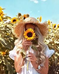 aesthetic sunflower field photoshoot - Google Search