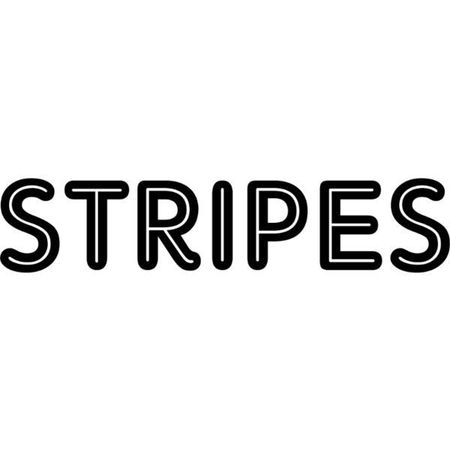 stripes. text