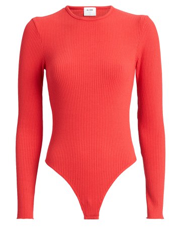 RE/DONE | 60's Ribbed Jersey Bodysuit | INTERMIX®
