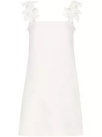 Valentino Garavani floral-appliqué Mini Dress - Farfetch