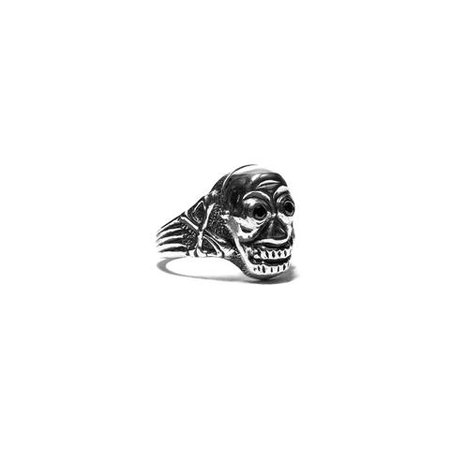 Skull Poison Ring Black Zirconia – HAVEN