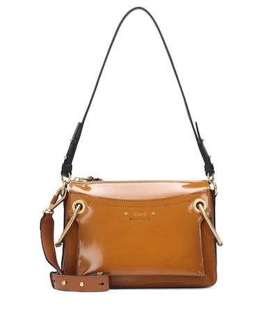 Roy Small patent leather shoulder bag