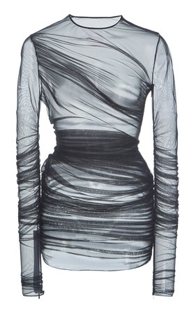 large_versace-black-ruched-tulle-mini-dress.jpg (1598×2560)