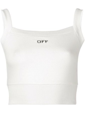 Off-White Off cropped top $259 - Buy SS19 Online - Fast Global Delivery, Price