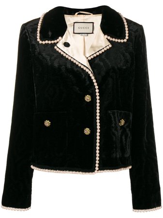 Gucci Bead Trim Jacket | Farfetch.com