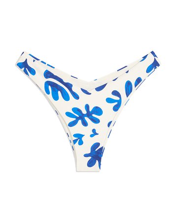 Off White Delilah Abstract Leaves Bikini Bottom | WeWoreWhat