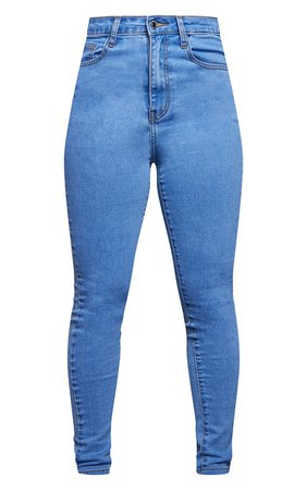 Plt Petite L26 Black Leg 5 Pocket Skinny Jeans | PrettyLittleThing USA
