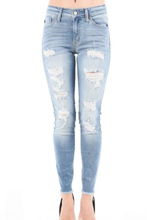 KanCan Light Ripped Jeans from New York by Jamie and Maxi — Shoptiques
