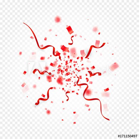 red confetti explosion - Google Search