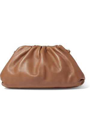 Bottega Veneta | The Pouch small gathered leather clutch | NET-A-PORTER.COM