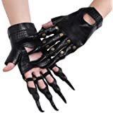 Gloves Pu Leather Dragon Gloves with Nail