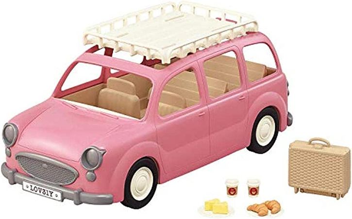 Amazon.com: Calico Critters Family Picnic Van for Dolls, Toy Vehicle Seats up to 10 Collectible Figures : Toys & Games
