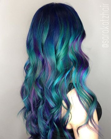 Colorful Galaxy Hair