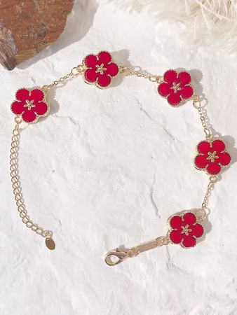 Flower Decor Bracelet | SHEIN USA