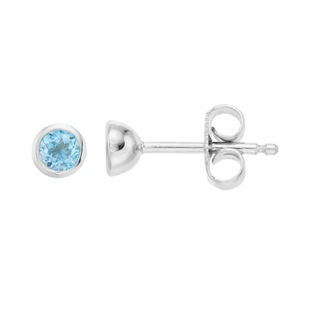 Boston Bay Diamonds Sterling Silver Blue Topaz Stud Earrings