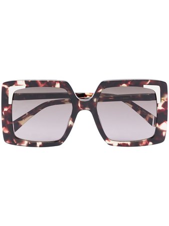 Shop Kaleos Creasey oversize-frame sunglasses with Express Delivery - FARFETCH