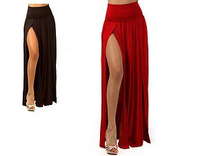 long slit skirt