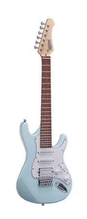 Mitchell TD100 Short-Scale Electric Guitar  Powder Blue 3-Ply White Pickguard