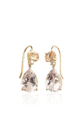 18k Yellow Gold Multi-Stone Earrings By Jamie Wolf | Moda Operandi