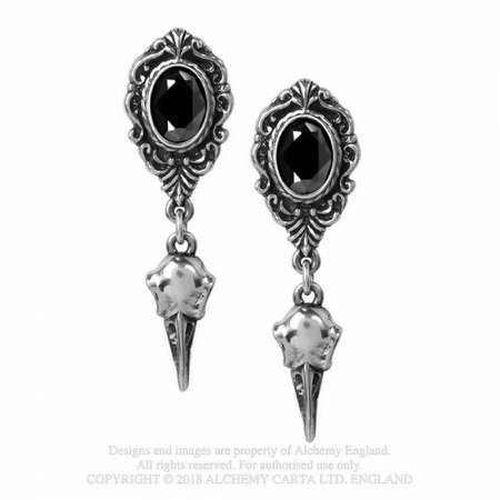 Pewter Earring: My Soul From The Shadow Earstuds | Alchemy Gothic