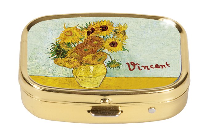 Pillendöschen "van Gogh - Sonnenblumen" - Fridolin