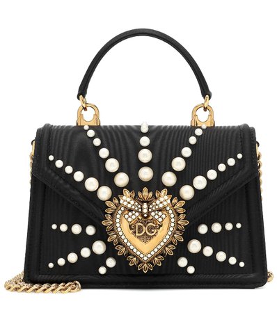 Devotion Small Moiré Shoulder Bag - Dolce & Gabbana | Mytheresa