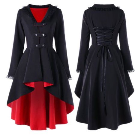 Red and Black Victorian Vampire Jacket