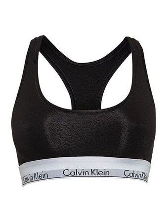 Calvin Klein | black bra with white band