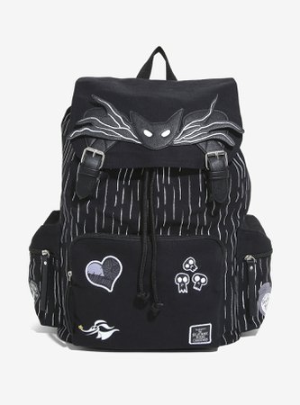 The Nightmare Before Christmas Jack Skellington Patches Slouch Backpack