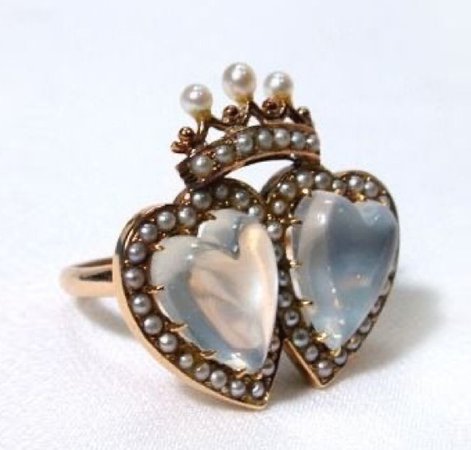 crowned hearts ring
